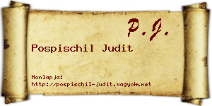 Pospischil Judit névjegykártya