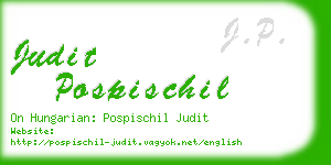 judit pospischil business card